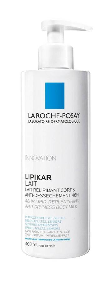 La Roche Posay -Reumplute Lipid lotiune de corp pentru ten uscat 48H Lipikar Lait (Anti Dryness Body Milk) de (Anti Dryness Body Milk) 400 ml