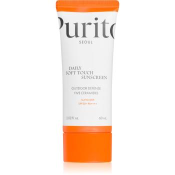 Purito Daily Soft Touch Sunscreen crema fata iluminatoare de protectie SPF 50+ 60 ml