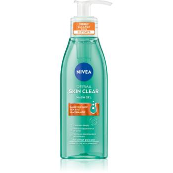 Nivea Derma Skin Clear gel de curatare facial 150 ml