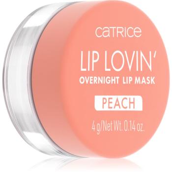Catrice Lip Lovin' mască hidratantă pentru buze pentru noapte culoare 030 Feelin' Peachy 4 g