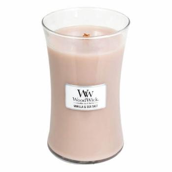 WoodWick Lumânare parfumată Vanilla and Sea Salt 609,5 g