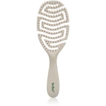 So Eco Flexi Curve Detangling Brush perie ovală pentru par usor de pieptanat 1 buc