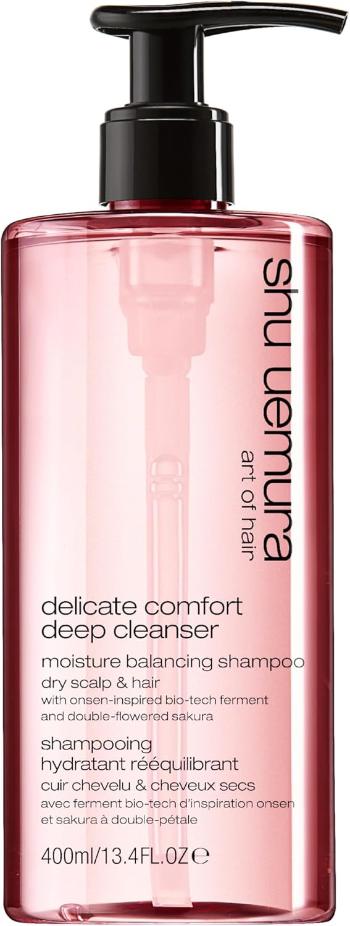 Shu Uemura Șampon hidratant pentru păr uscat și scalp Delicate Comfort Deep Cleanser (Moisture Balancing Shampoo) 400 ml