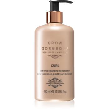 Grow Gorgeous Curl Balsam de curățare pentru părul ondulat, indisciplinat și creț 400 ml