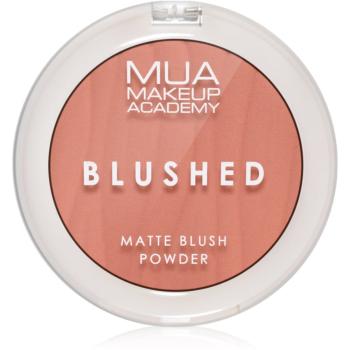 MUA Makeup Academy Blushed Powder Blusher fard de obraz sub forma de pudra culoare Rose Tea 5 g