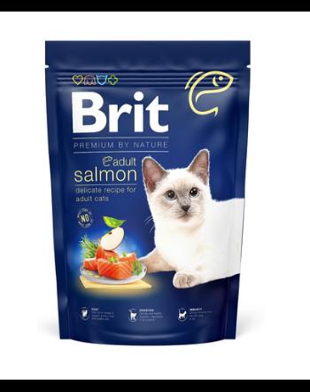 BRIT Cat Premium by Nature Adult salmon Hrana uscata pentru pisici adulte, cu somon 300 g