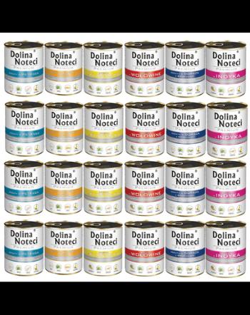 DOLINA NOTECI Premium Set conserve hrana caine, cu sortiment mixt 24x800g