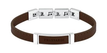 Trussardi Brățară din piele maro pentru bărbați T-Leather TJAXZ06