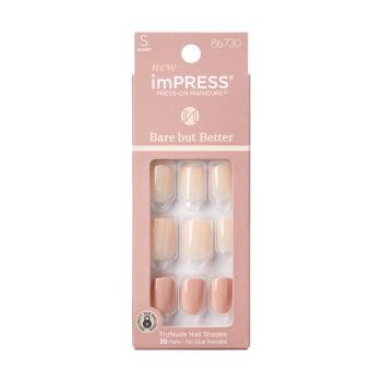 KISS Unghii autoadezive imPRESS BBB Nail Simple Pleasure 30 buc