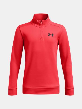 Under Armour UA Armour Fleece 1/4 Zip Gyerek Melegítőfelsők Piros