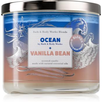 Bath & Body Works Ocean + Vanilla Bean lumânare parfumată 411 g