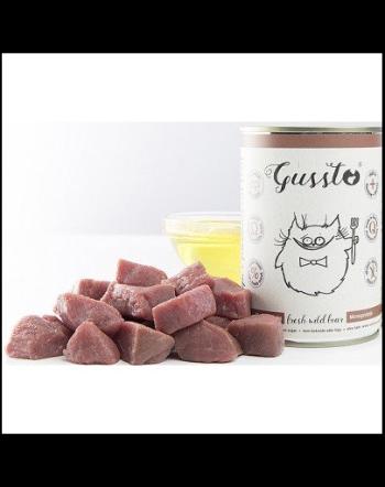 GUSSTO Cat Fresh Wild Boar CARNE PROASPĂTĂ DE MISTREŢ 400 g