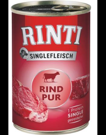 RINTI Singlefleisch Beef Pure hrana monoproteica pentru caini, cu vita 400 gr