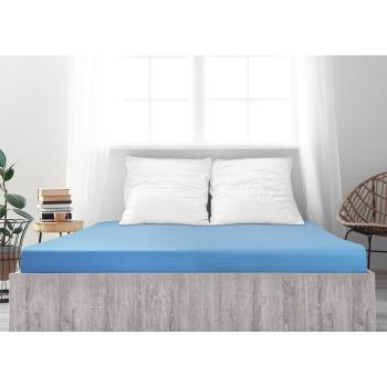 Cearșaf de pat 4Home jersey Ideal royal blue , 200 x 200 cm, albastru, 200 x 200 cm