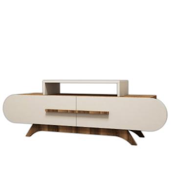 Masă TV Rose Walnut Cream, crem deschis