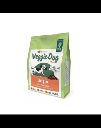 GREEN PETFOOD VeggieDog Origin hrana pentru caini 900g cu linte rosie