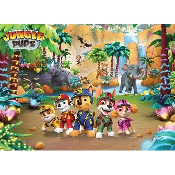 Tapet foto pentru copii Paw Patrol Jungle Pups 252x 182 cm, 4 părți