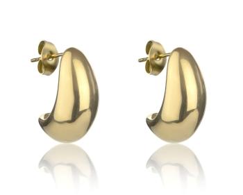 Emily Westwood Cercei eleganți suspendați din oțel placat cu aur Tear Drop Katie EWE24048G