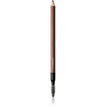 MAC Cosmetics Veluxe Brow Liner creion pentru sprancene cu pensula culoare Deep Dark Brunette 1.19 g