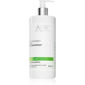 Apis Natural Cosmetics Acne-Stop Home TerApis demachiant calmant tonic pentru ten gras si problematic 500 ml