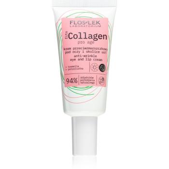 FlosLek Laboratorium Fito Collagen crema anti rid de zi si de noapte pentru conturul ochilor si buzelor 30 ml