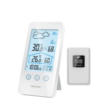 Stație meteo Sencor SWS 3000 W, cu senzorwireless, alb