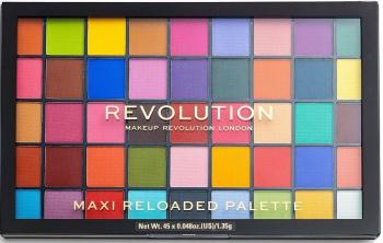 Revolution Maxi Paletă - 45 umbre de ochi Re-Loaded (Maxi Reloaded Palette Monster Mattes) 60,75 g