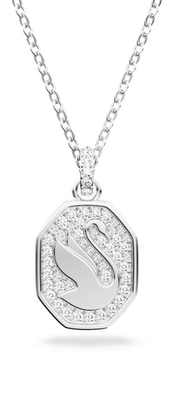 Swarovski Colier original Lebădă Signum 5621098 (lanț, pandantiv)