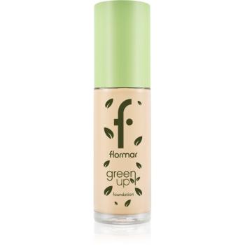 flormar Green Up Foundation machiaj cu efect matifiant culoare 010 Pure Beige 30 ml