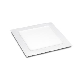 LED panel , 12W , süllyesztett , négyzet , természetes fehér , Epistar chip , LEDISSIMO