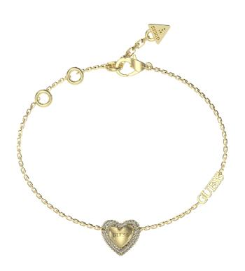 Guess Brățară romantică placată cu aur Beloved JUBB05022JWYGS