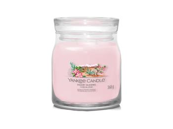 Yankee Candle Lumânare aromatică Signature sticlă dimensiune medie Desert Blooms 368 g