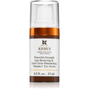 Kiehl's Dermatologist Solutions Powerful-Strength Line-Reducing & Dark Circle-Diminishing Vitamin C ser pentru ochi pentru toate tipurile de ten, incl