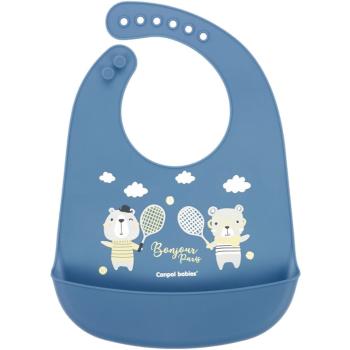 Canpol babies Bonjour Paris Bibs bavețică Blue 1 buc