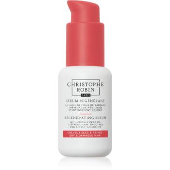 Christophe Robin Regenerating Serum with Prickly Pear Oil ser regenerator pentru par uscat, deteriorat si tratat chimic 50 ml