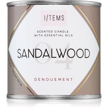 I/TEMS Essential 04 / Sandalwood lumânare parfumată 100 g