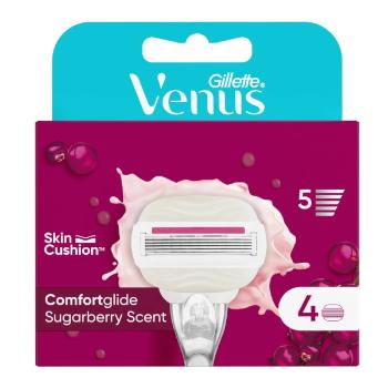 Gillette Cap de rezervă Venus Comfortglide Sugarberry Scent 4 buc