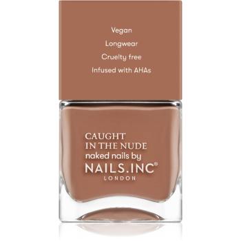 Nails Inc. Caught in the nude lac de unghii culoare Tulum beach 14 ml