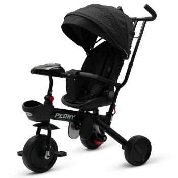 Baby Mix Triciclu pentru copii Peony EVA, negru