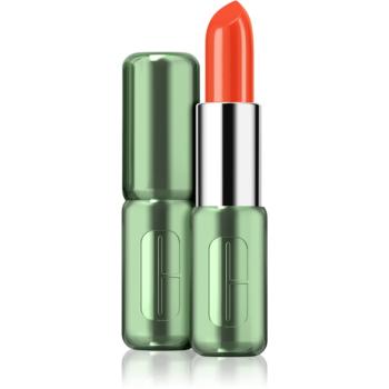 Clinique Pop™ Longwear Lipstick Shine fényes ajakrúzs árnyalat Rev It Up Coral 3.9 g