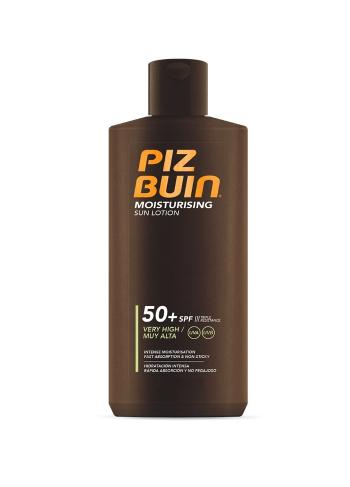 Piz Buin Loțiune hidratantă pentru bronzare SPF 50+ (Moisturizing Sun Lotion) 200 ml