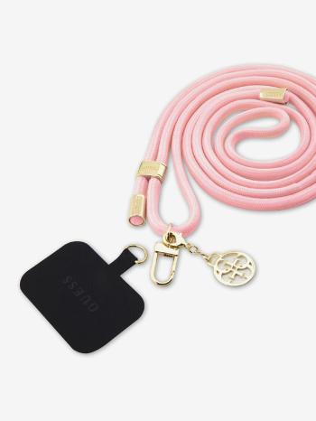 Guess Crossbody Cord 4G Charm Gold/Pink Telefontok Lila