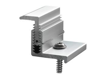 Nastaviteľný koncový úchyt strieborný 30-42,5mm - sada 4ks