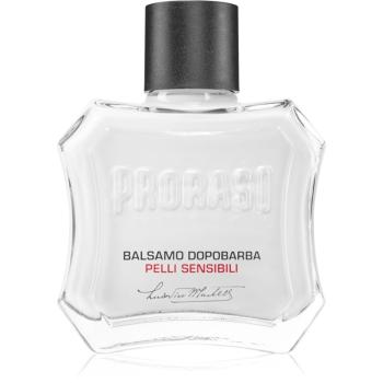 Proraso White balsam după bărbierit pentru piele sensibilă 100 ml