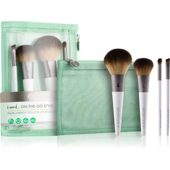 EcoTools On-The-Go Style set perii machiaj pentru călătorii