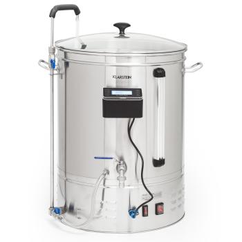 Klarstein Brauheld Smart 65 Cazan de măcinat 2500 W 65 L 100°C Pompă de circulație Oțel inoxidabil