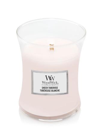 WoodWick Lumânare parfumată vază Sheer Tuberose 275 g