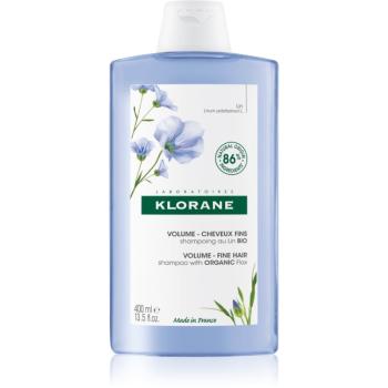 Klorane Flax Fiber Bio Sampon pentru par fin, moale 400 ml