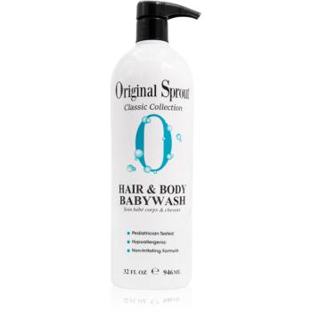 Original Sprout Classic Collection Hair & Body Babywash gel de duș pentru corp și păr pentru piele sensibila pentru copii pH 6,0 – 7,0 946 ml