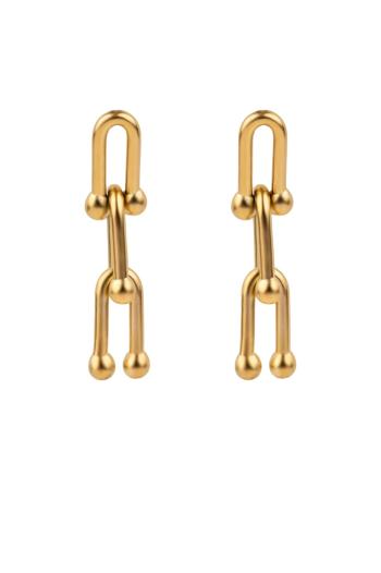 Marc Malone Cercei superbi suspendați placați cu aur Ivy Gold Earrings MCE250180G